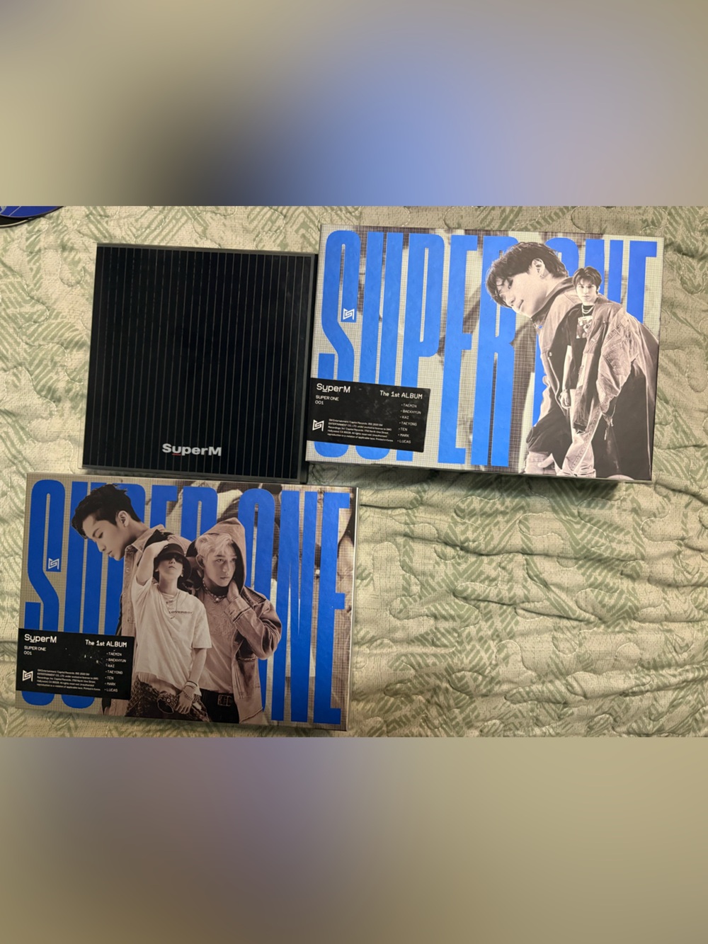 SuperM The 1st Album Box Set - Blue Accents with 3 free Photocards